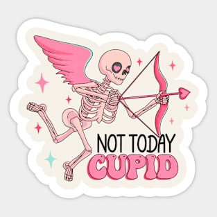 Not Today Cupid Sticker